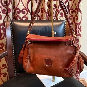 Dooney & Bourke Tan Florentine Leather Shoulder Bag